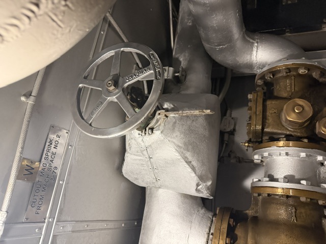 W CUTOUT MAG SPRINK. FROM MACH. SPACE NO.2 S-79 CRANE