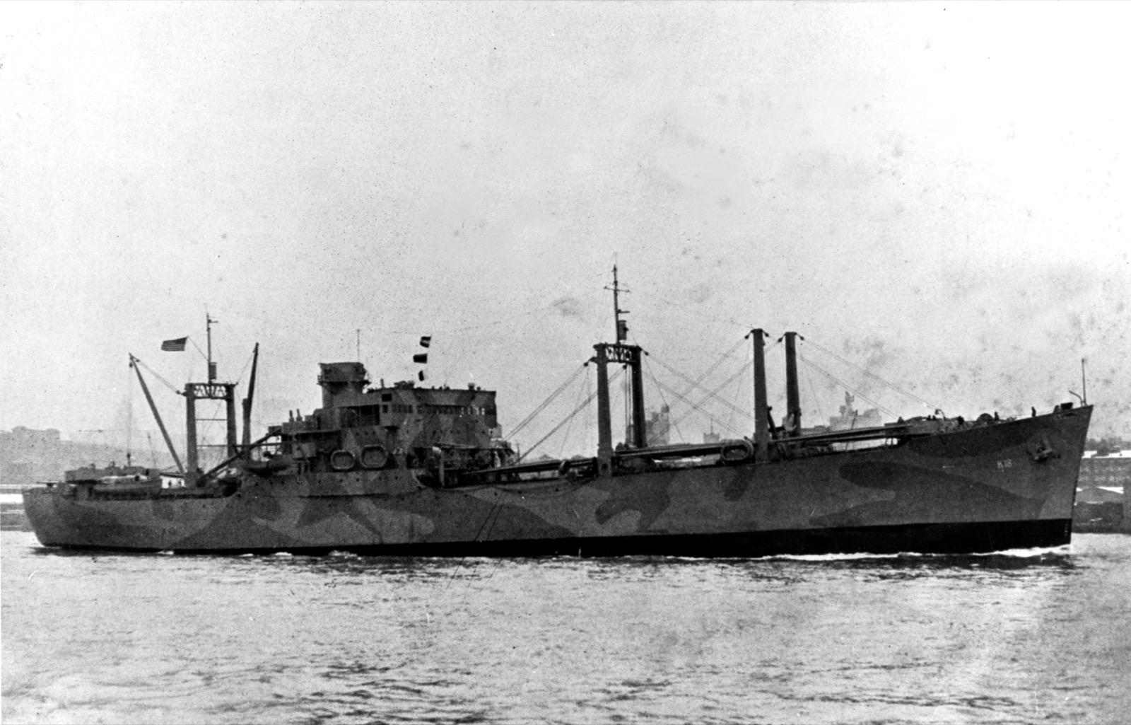USS Arcturus (AKA-1) — Equipment Reference & Asbestos Exposure Record — public-domain photograph