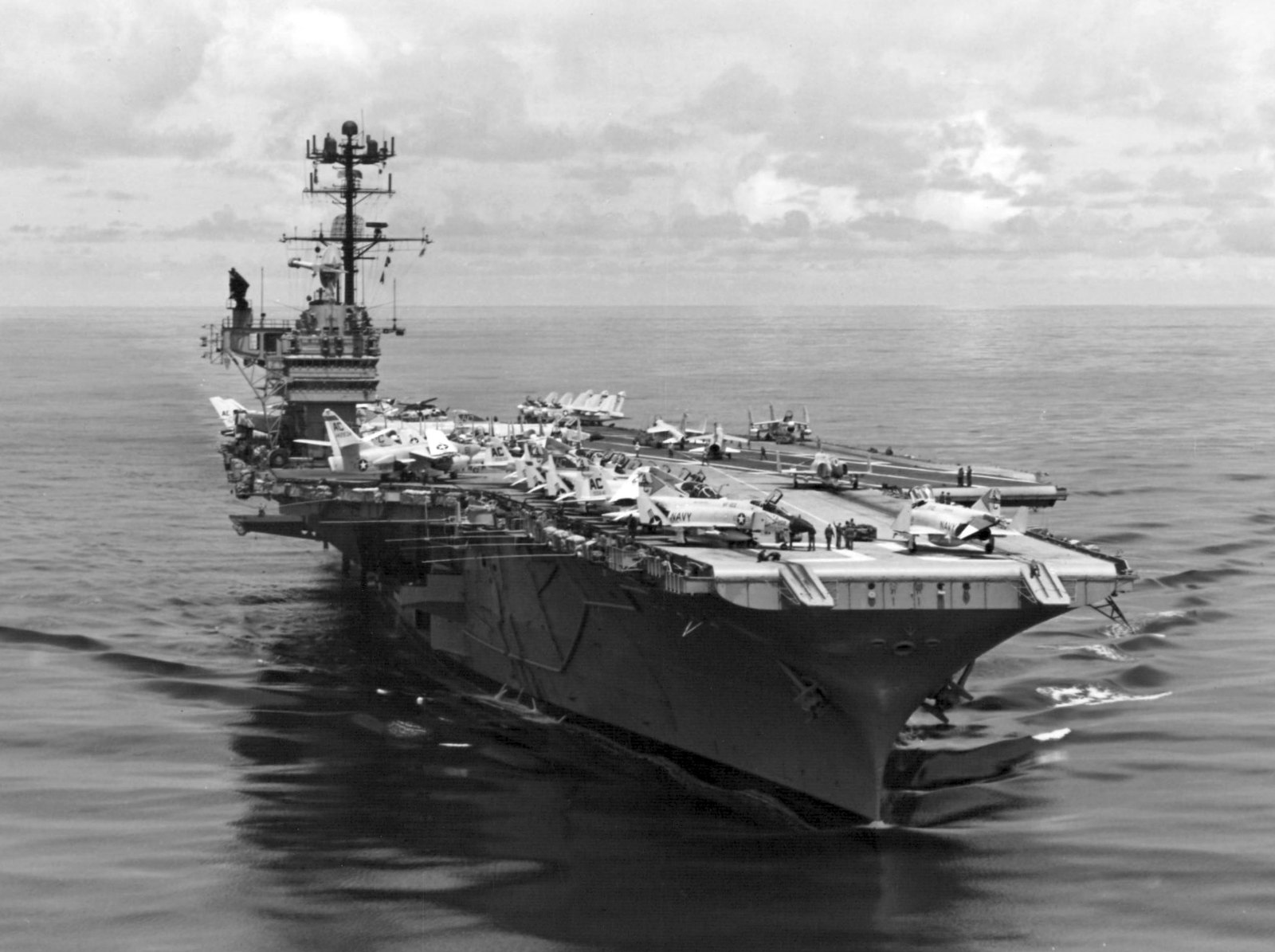 USS Saratoga (CV-60) — Equipment Manifest & Asbestos Exposure Record — public-domain photograph
